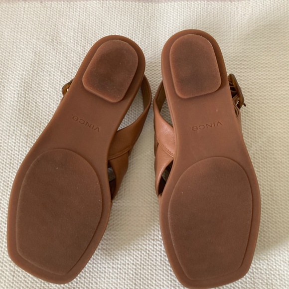 Like new Vince Women's Rexx leather Sandals in TAN with original box - Picture 7 of 10